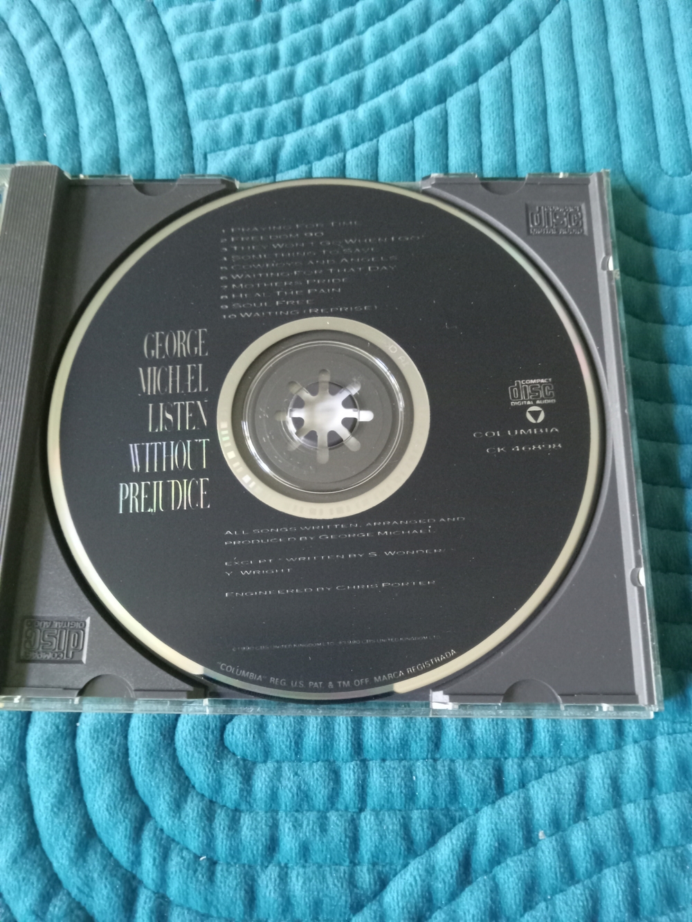 CD of the album Listen Without Prejudice Vol. 1 by George Michael.  - Picture 3 of 3